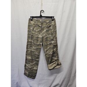 Route 66 Women's Y2K Camo Gorpcore Cotton Bootcut Flare Pants Size 5/6 31x30